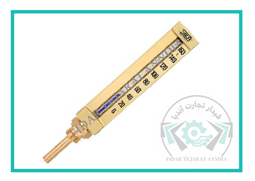 فروش ترمومتر الکلی عمودي 0 - 160 درجه غلاف 4 سانت